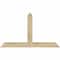 Ekena Millwork Portland Rough Sawn Timber Gable Bracket, Douglas Fir, 48"W x 28"H x 4"D x 4"F, 14/12 Pitch GBW048X28X0404POR00RDF - alternate 1